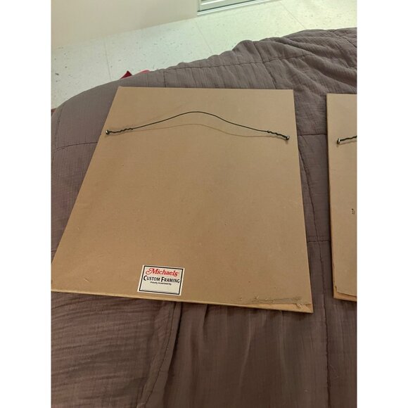 Native American Southwest Needle Point Cross Stitch Framed And Matted Set of 2 - Picture 9 of 10